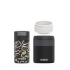 Termoset do školy Kambukka Playway Roads – hrnček 300 ml, termoska na obed 600 ml a nádoba